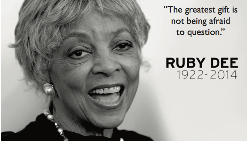 Ruby Dee. Dee Ruby died. Well Dee. Dee Dee is Dead. Руби википедия