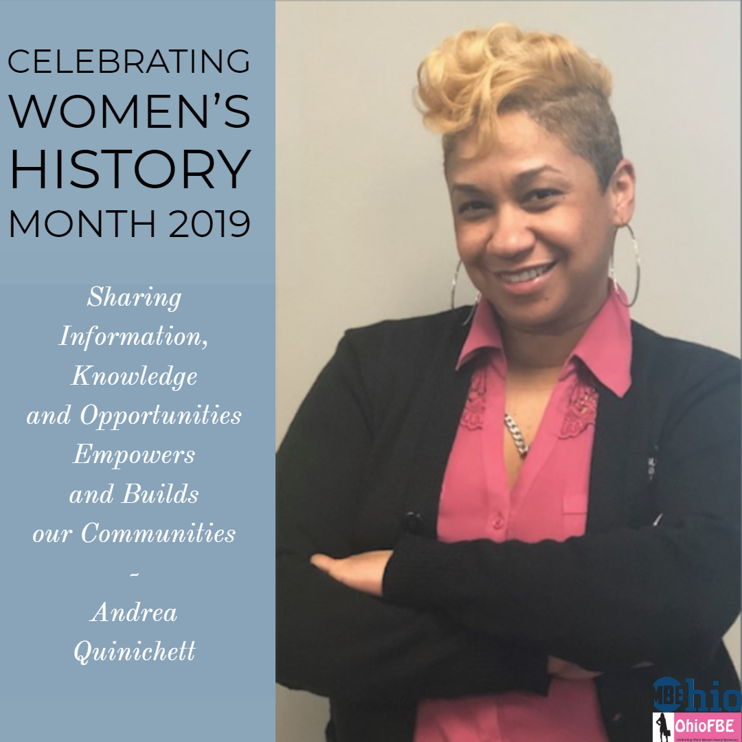 Women’s History Month Day 17 – Andrea Quinichett – OhioMBE